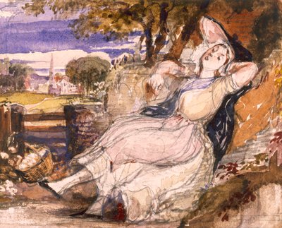 Girl Dreaming by Richard Redgrave